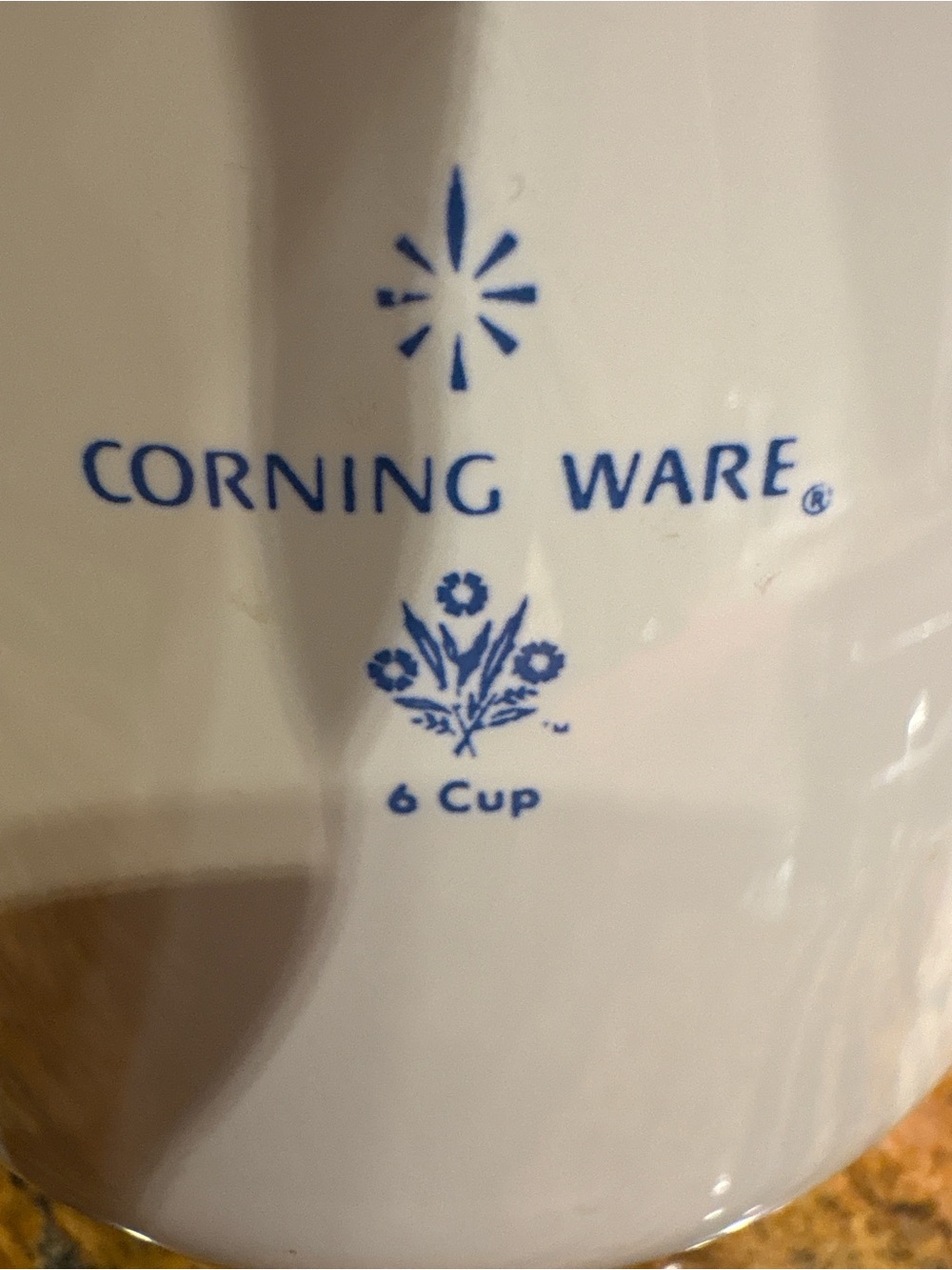 Vintage CorningWare Blue Cornflower 6cup coffee stovetop percolator complete set - Picture 5 of 5